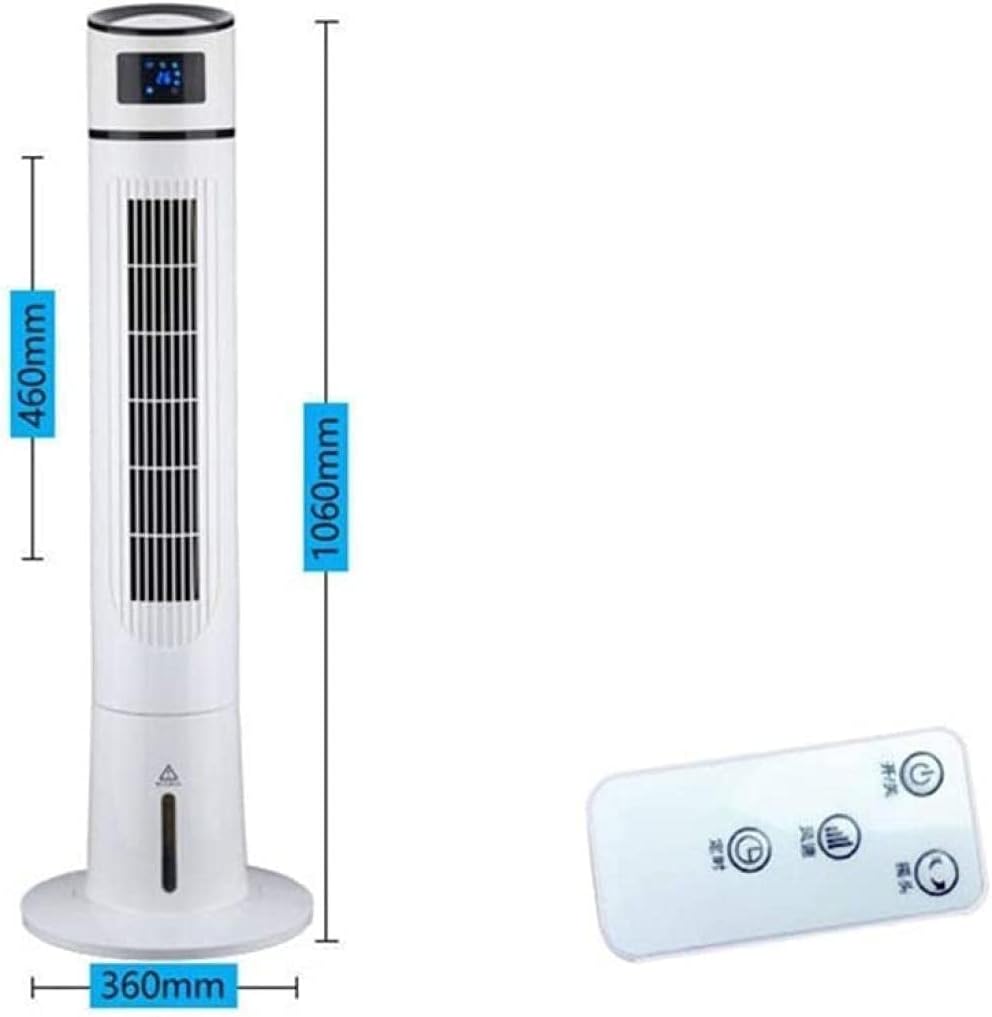 Portable Air Conditioner Cooler Standing Air Conditioner Intelligent Remote Control Tower Negative Ion Purification Advanced Luxury Electric 60W Floor Fan