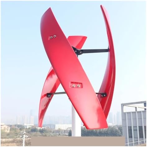 10KW Vertical Wind Turbine Generator Kit - 10000W Low Noise Windmill for Home Use, 12V/24V/48V Free Energy, Ideal for Hybrid Solar-Wind Systems (White, 24V Model)