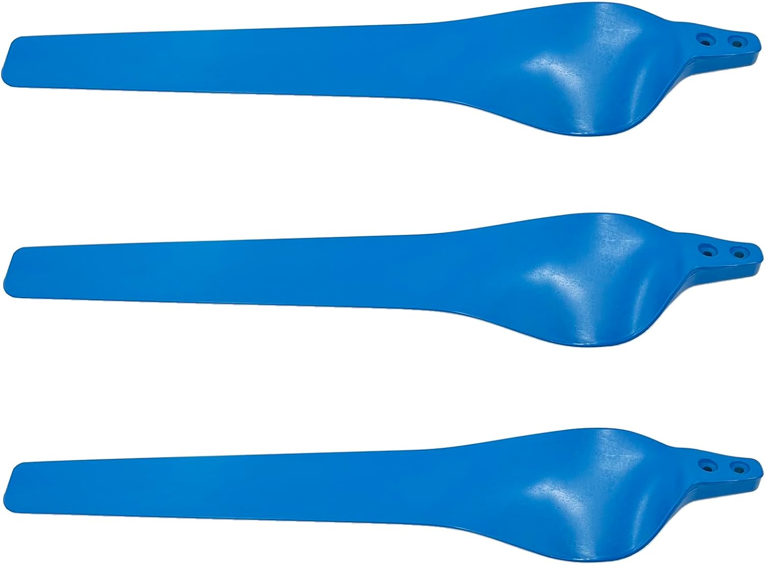 Wind Turbine Generator Blade 580mm-1200mm Blue Nylon Fiber Blades, 3 Blades, Wind Turbine Replacement Blades Durable and Long-Lasting for DIY Wind Turbine Easy to Install,Blue,810mm