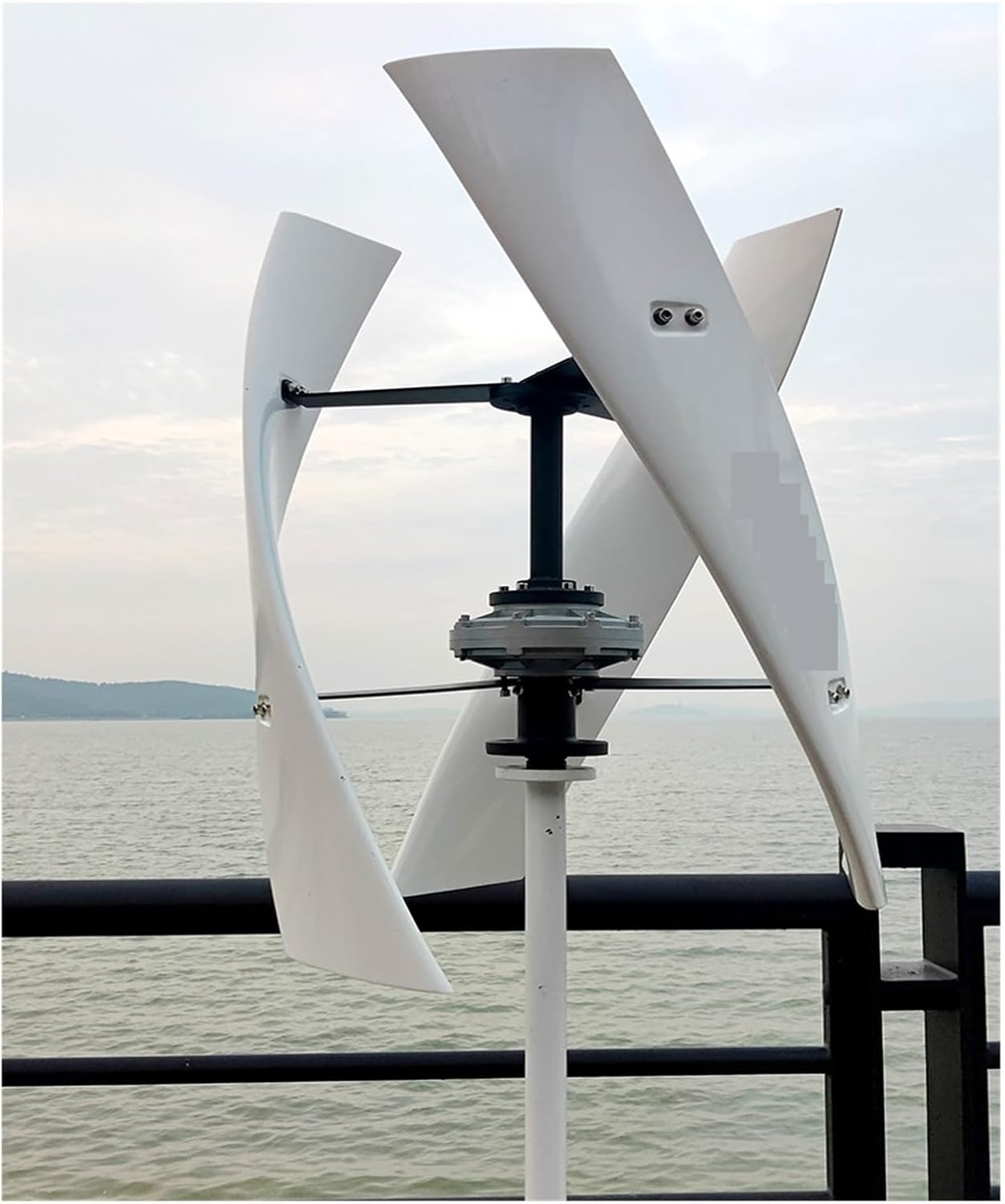 5KW 24V 48V Vertical Axis Low-Speed Wind Turbine with Energy and Low Noise for Household Use Industrial Energy(with Off Grid System,12V_5000W)