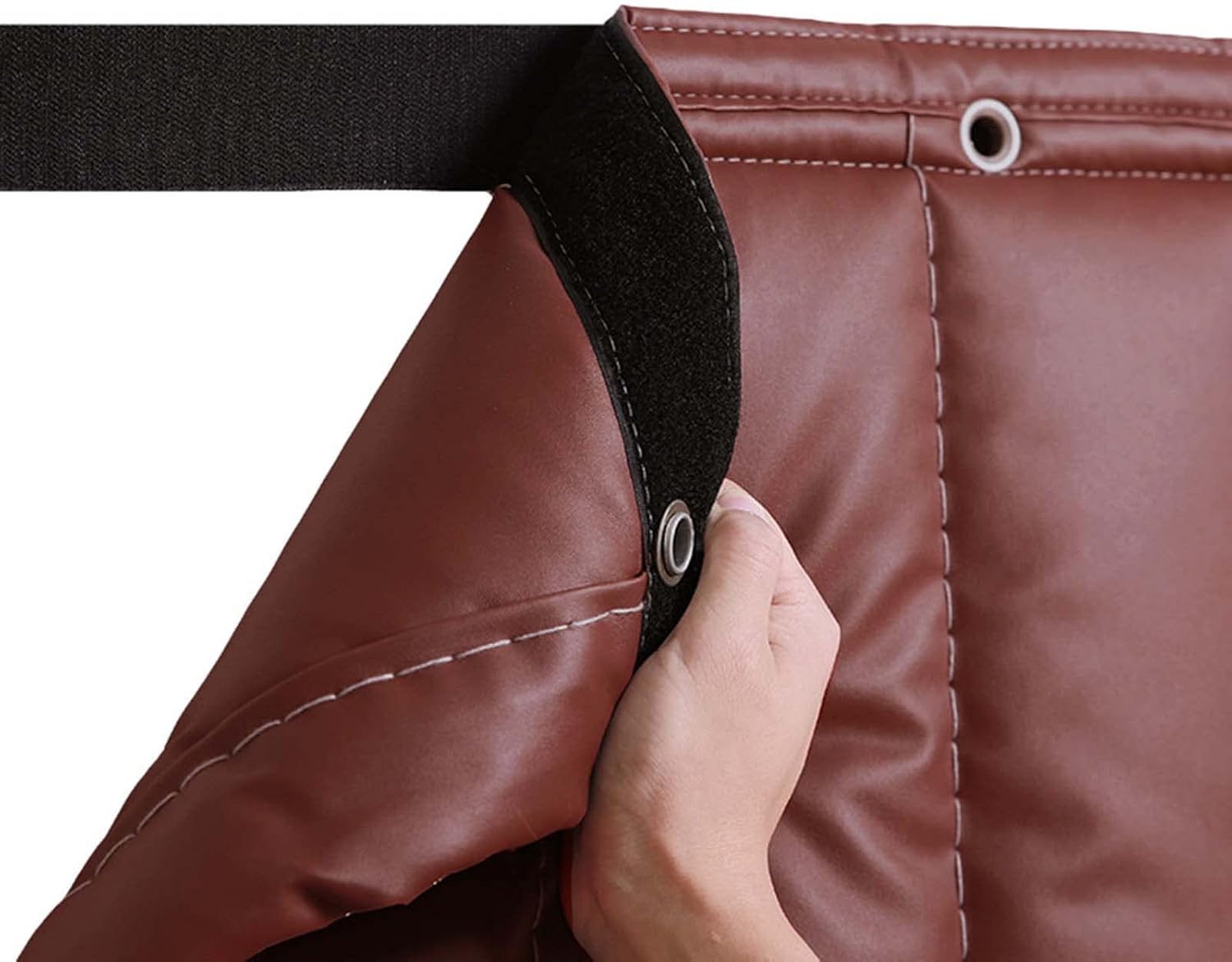 Magnetic Screen Door 47×83inch, Winter Windproof Soundproof Magnetic Door Curtain, Door Screen Oxford Cloth Keep Warm Cold Protection for Air Conditioner Room, Bedroom, Kitchen