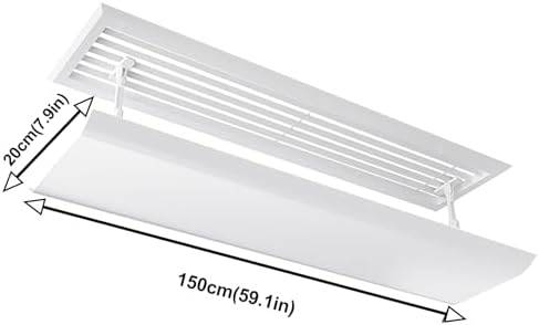 Central Air Conditioner Deflector -Wind Shield for Ceiling Vents, Anti-Direct Blow Baffle for Home/Hotel/Office