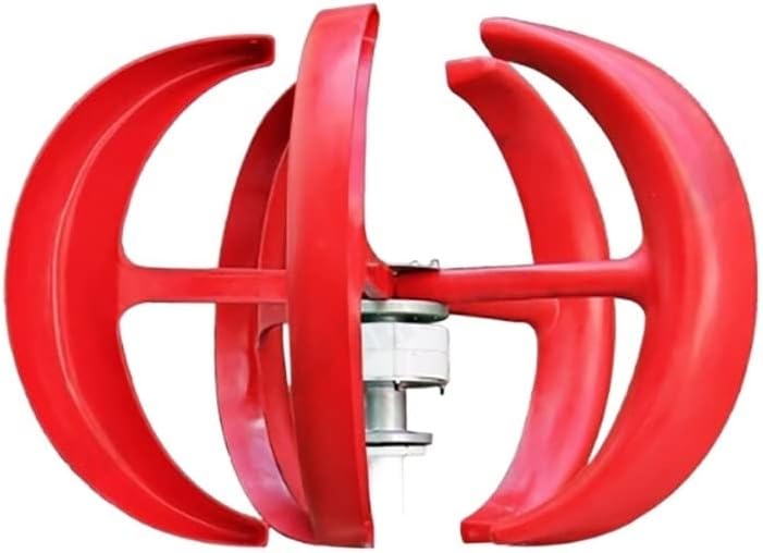 Wind Turbine, 1000W Vertical Wind Turbine 12v 24V Vertical Axis Wind Generator Small Windmill Free Energy with MPPT Charging Controller(White,MPPT Controller_12V)