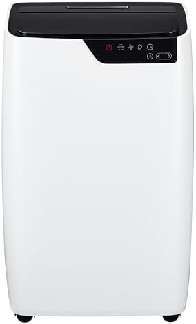 Portable Air Conditioners 12,000 BTU, 3-In-1 AC With Dehumidify Mode, Remote Control, Low Noise Design for Up to 550 Sq.Ft Rooms, Black Top