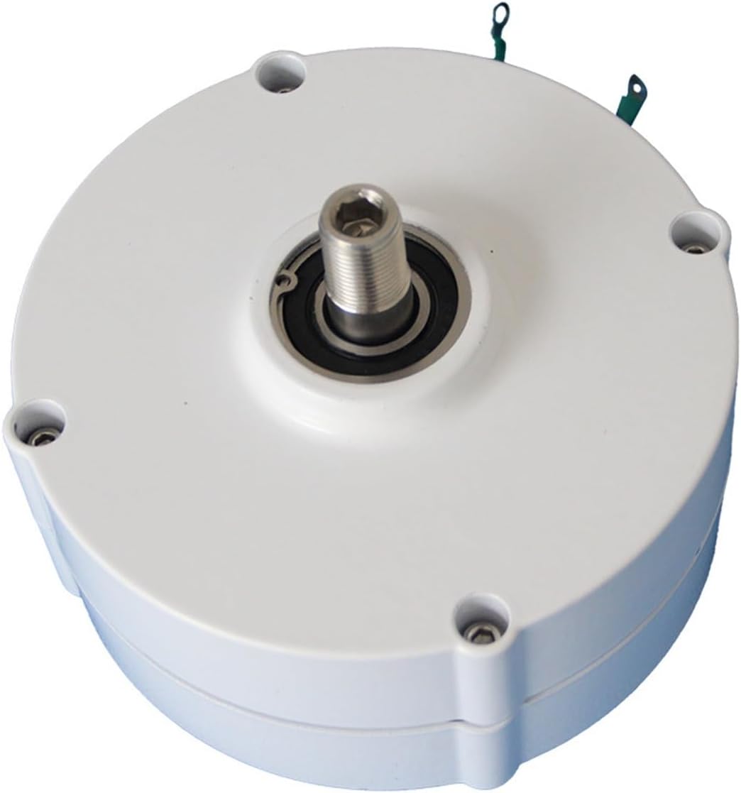 Generator 4KW 5KW 6KW 12V 24V 48V 3 Phase Gearless Permanent Magnet AC Alternators for Wind Water Turbine Industrial Energy(Single Shaft,24V_6KW)