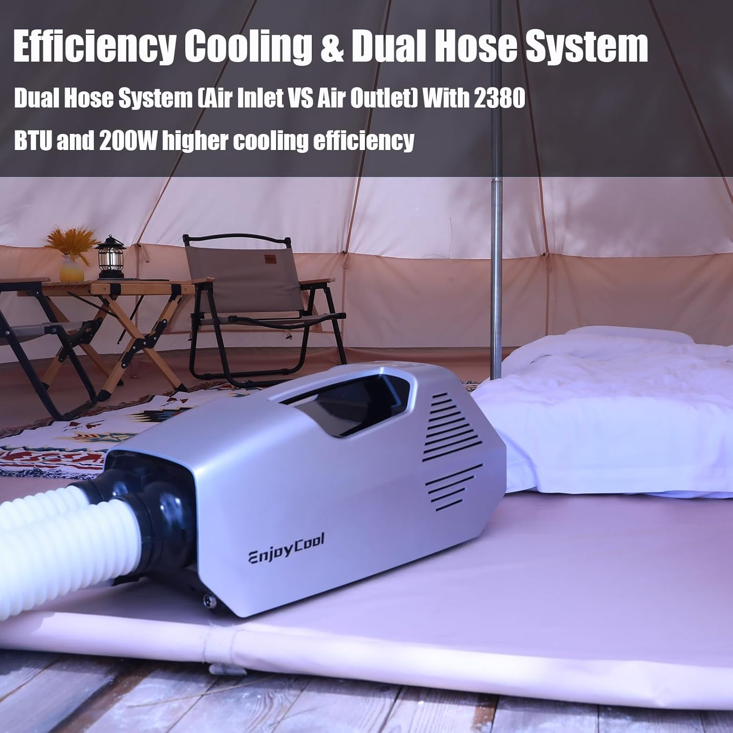 Portable Air Conditioner Camping Air Conditioner Tent Air Conditioner Portable Ac for Camping Fast Cooling Portable Air Conditioner Camping Portable Ac for Truck Outdoor/Rvs/Fishing Or Pet blue