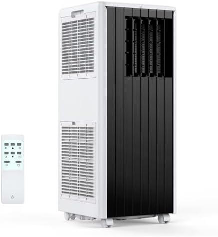 Portable Air Conditioners 8000 BTU, AC Units for Rooms with Casters, Remote Control & Sleep Mode,Fast Cooling 350 Sq.Ft,3-IN-1 Cooling,Dehumidifying,Fan for Rooms/Studios/Offices
