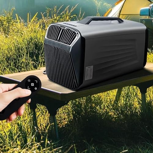 Portable Air Conditioner,5400BTUCooling /5600BTUHeating for Room up to 8-10㎡, Portable AC with Dehumidifier & Fan,3 Fan Speeds,Handheld,Touch, Remote Control, Energy Efficiency,Black