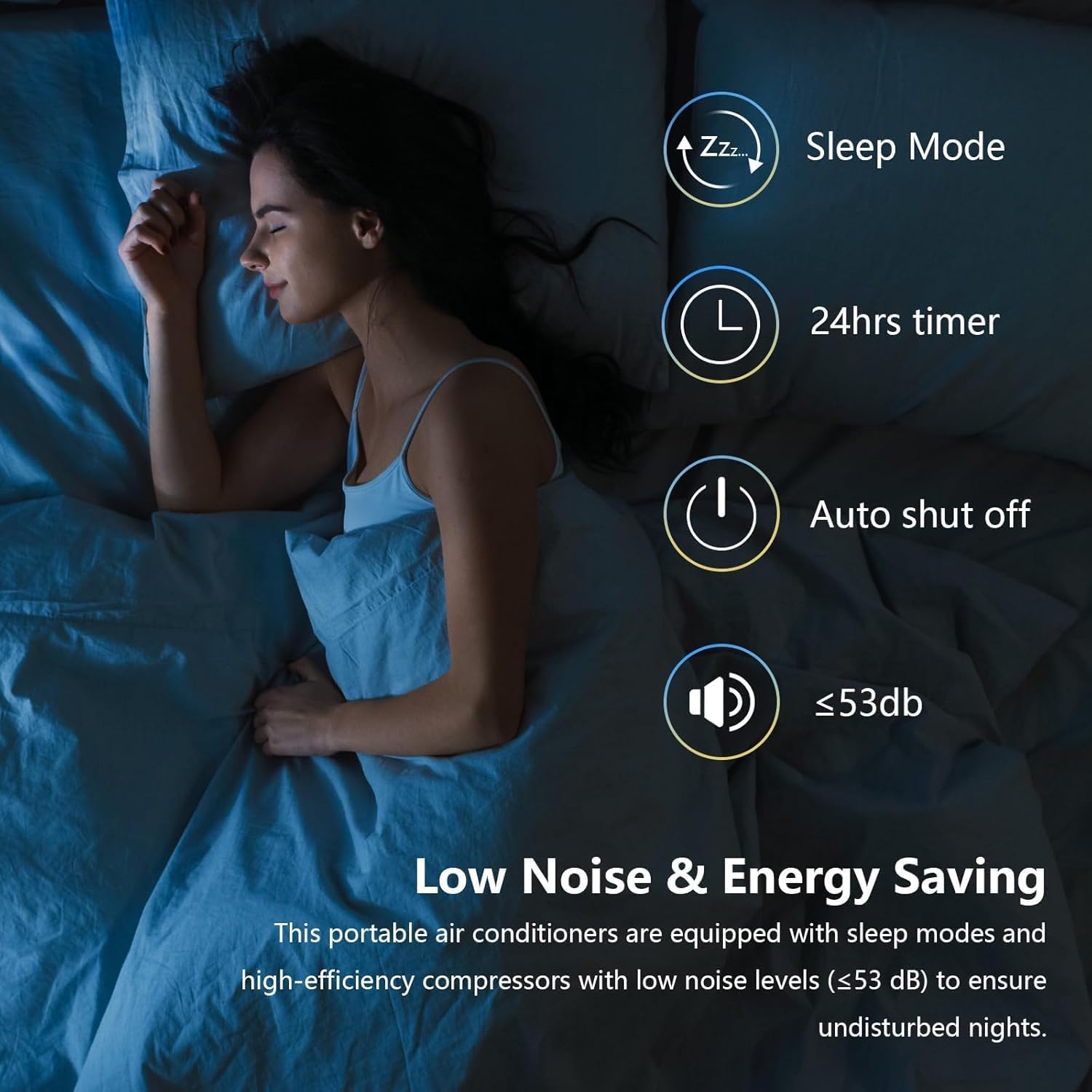 10000 BTU Portable Air Conditioner, 3-in-1 Cooling, Dehumidifier & Fan, Quiet Sleep Mode Less Than 53dB, Self-Evaporating, Windowless AC for Rooms Up to 350 Sq. Ft., Remote & Window Kit Included