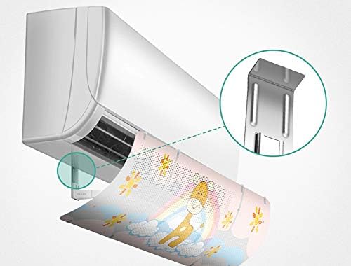 Air conditioning wind deflector Block Cold Air Universal Air Conditioner Cover for Wall-Mounted Wind Deflector