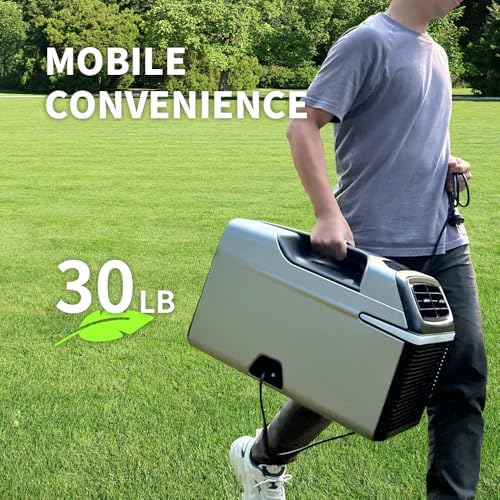 Portable Air Conditioner Air Conditioning Unit Tent Air Conditioner Air Portable AC for Outdoor Tent Camping RV Van Life and Home Use