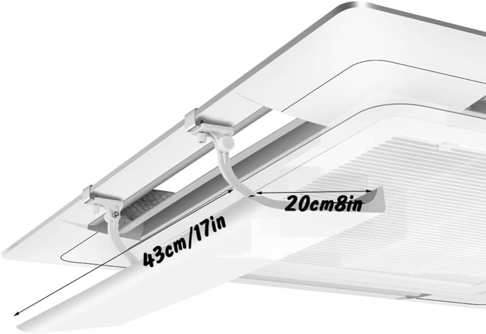 Vent Windshield Ceiling Air Conditioner Wind Deflector Full Control Over Vertical/Horizontal Airflow Direction