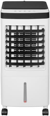 Portable Air Conditioner/Swamp Cooler，evaporative Air Cooler with Cooling, Humidification and Air Circulation，3 Speeds with Remote Control, with Universal Wheels on The Bottom, Easy to Move