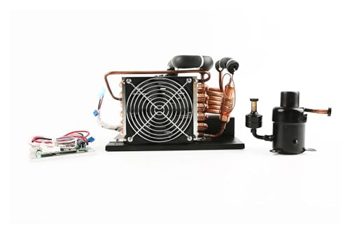 Air Conditioner, Compact 48V DC Copper Coil Chiller, 130W Cooling Capacity, R134A Refrigerant, Portable Unit