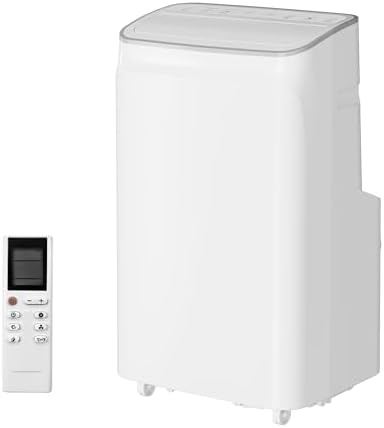 12000 BTU Portable Air Conditioner, Cools Up to 450 Sq. Ft, 3-In-1 Room Air Conditioner With Dehumidifier & Fan, Sleep Mode, Easy Install Kit for Home