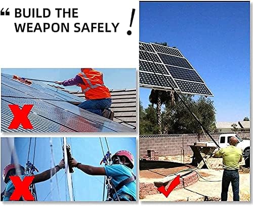 Glass Cleaning Brush Home Water Fed Telescopic Pole Kit Solar Panel Brush Rotating for Photovoltaic Panel，Water Fed Pole Kit 3.6-11M Window Cleaning Pole Window Cleaning Brush Equipment Wind