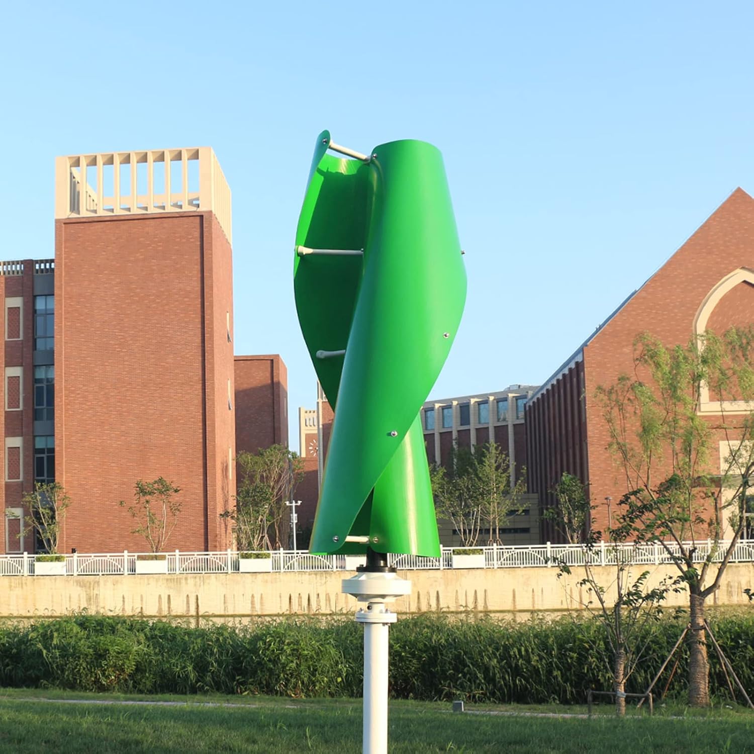 48v, 12V-220V Vertical Axis Wind Turbine, Low Noise 62Db 10000W Wind Turbine Generator with Controller IP67 Wind Turbine Power Generation