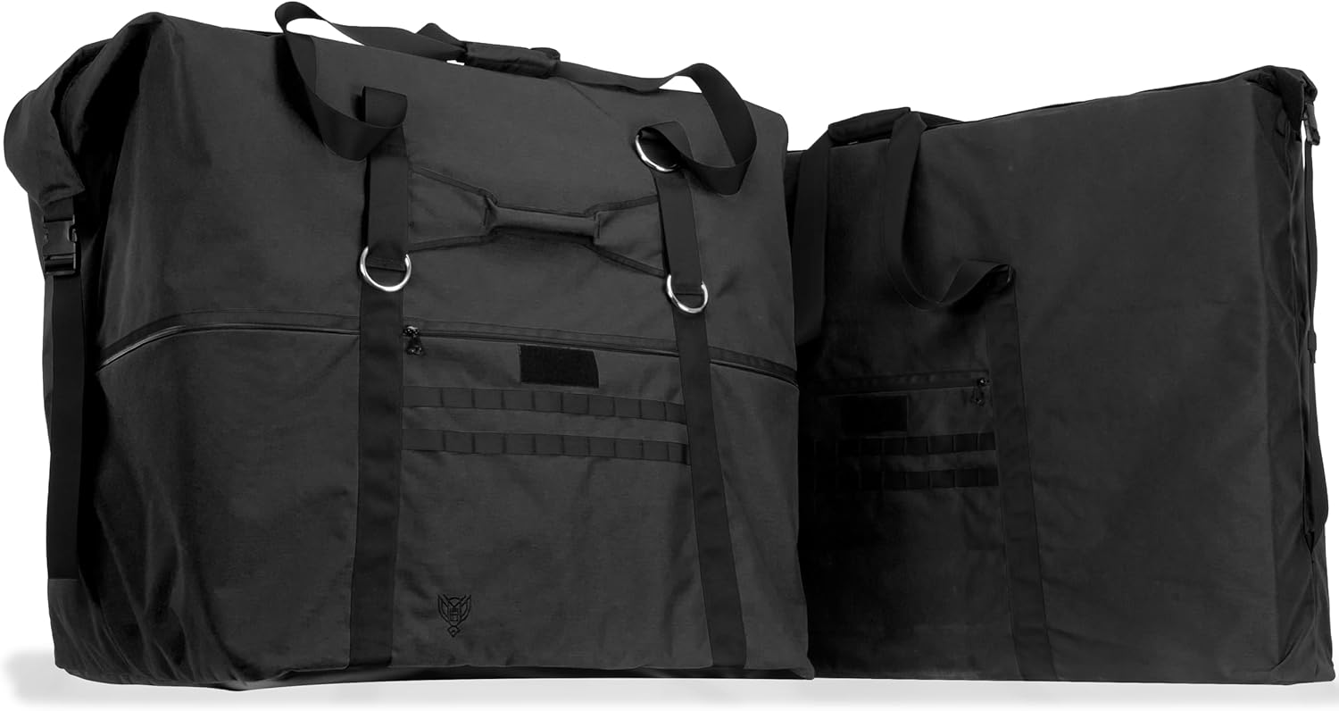 Xtreme Sight Line ~ G CUBƎ 450 + G SØLAR 180 Faraday Bag for Large Generators and Solar Panels ~ Protects Against EMP/CME/EMF/RF ~ Diamond Form Farday Lined Interior ~ Black