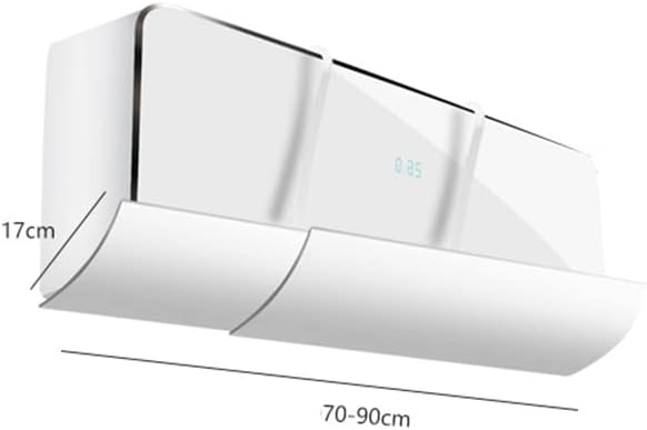 Retractable Air Conditioner Wind Deflector, Wall Mounted Wind and Straight Blow Wind Baffle for Home Office