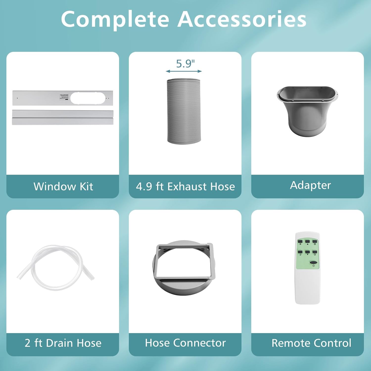 PETSITE 10000 BTU Portable Air Conditioner, 3 in 1 AC Cooling Unit with Remote Control, Dehumidifier, Window Kit Included, Stand up AC for Home, Apartment, Cools Rooms up to 350 Sq.Ft