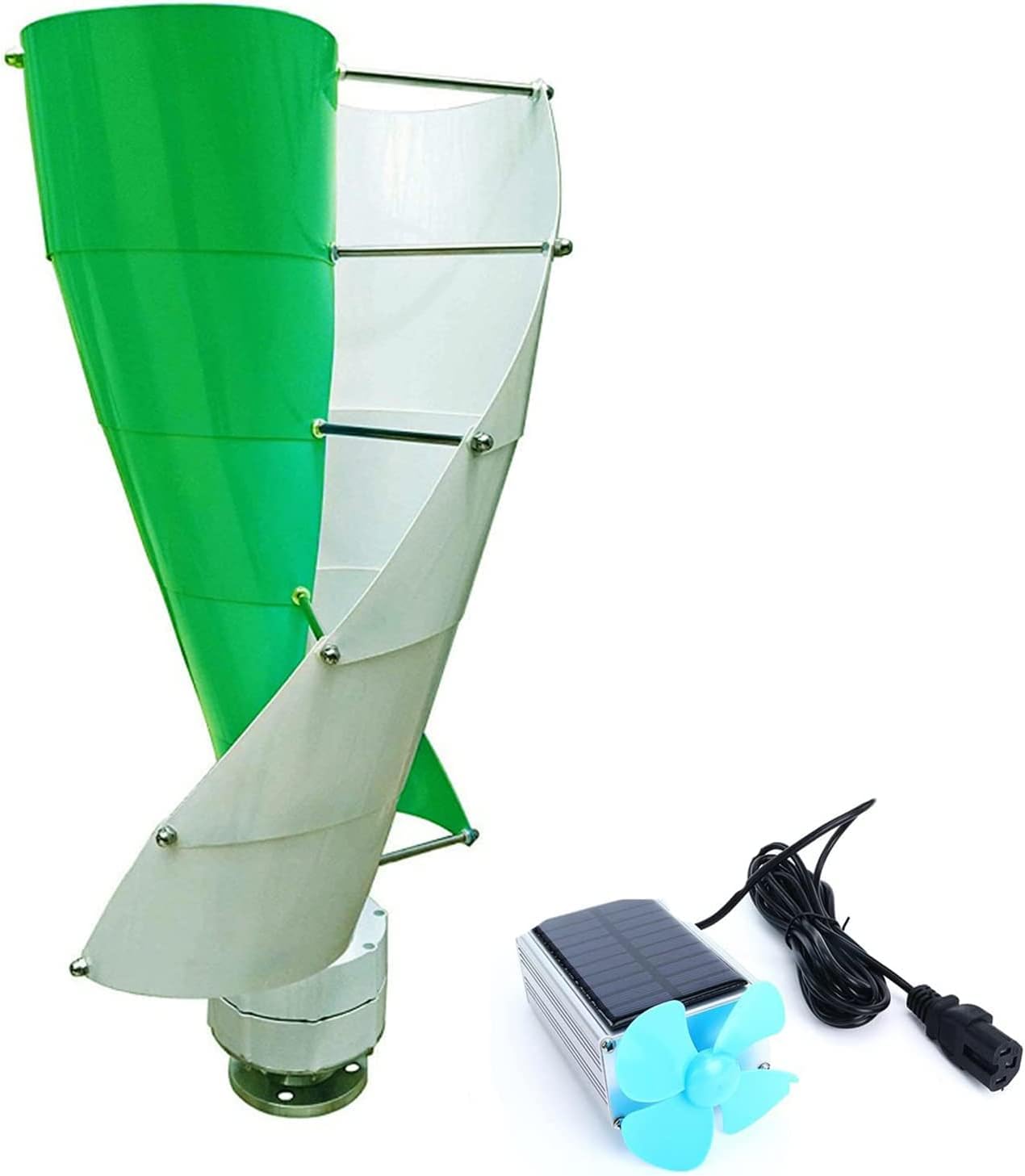 LiuSj JUnSt Free Energy Windmill 5000W Vertical Axis Permanent Maglev Wind Turbine Generator 12V 24V 48V with MPPT Control