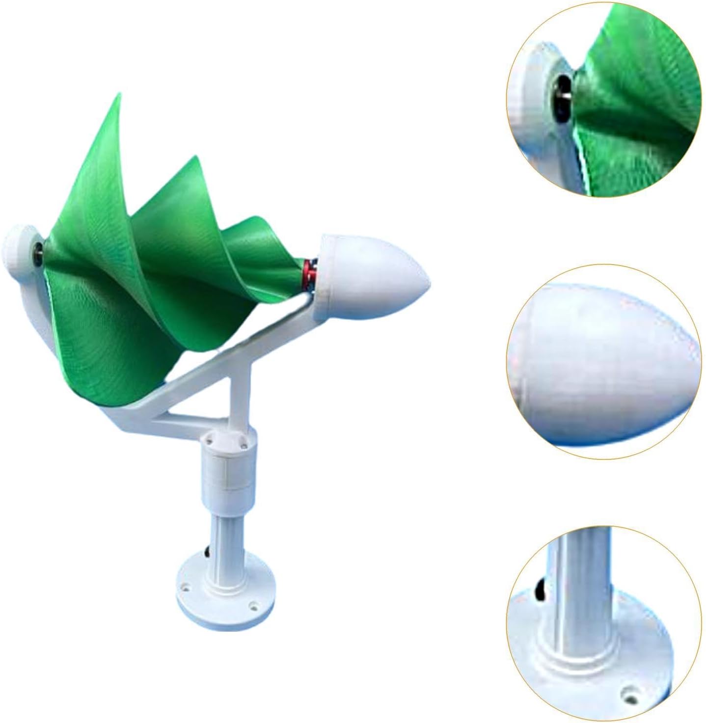 Spiral Wind Turbine Generator, High Efficiency Permanent Portable Direct Replace Three Phase Brushless, for Industrial, Green