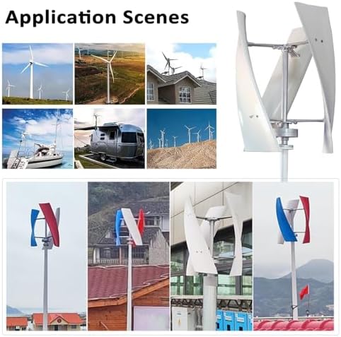6000W Wind Turbine Generator - 3 Blade Small Wind Turbine with Controller for Industrial Energy Solutions, 24V Eco-Friendly Power Generation