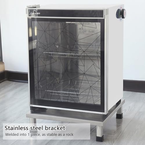 Stainless Steel Work Platform for Air Conditioner & Appliances, Durable Raised Base Storage Pallet Pad Rack (60x60x20cm) - Ideal for Washer, Fridge, and More