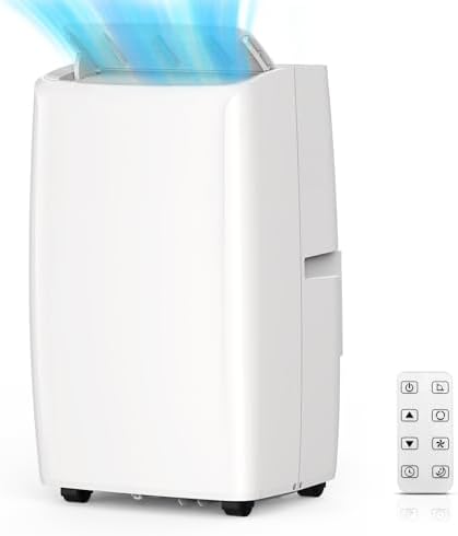 14,000 BTU Portable Air Conditioners, 3-in-1 Versatile Cooling Unit, Cools 750 Sq.Ft., 24Hrs Timer, Installation Kits for Home/Office/RV/Garage