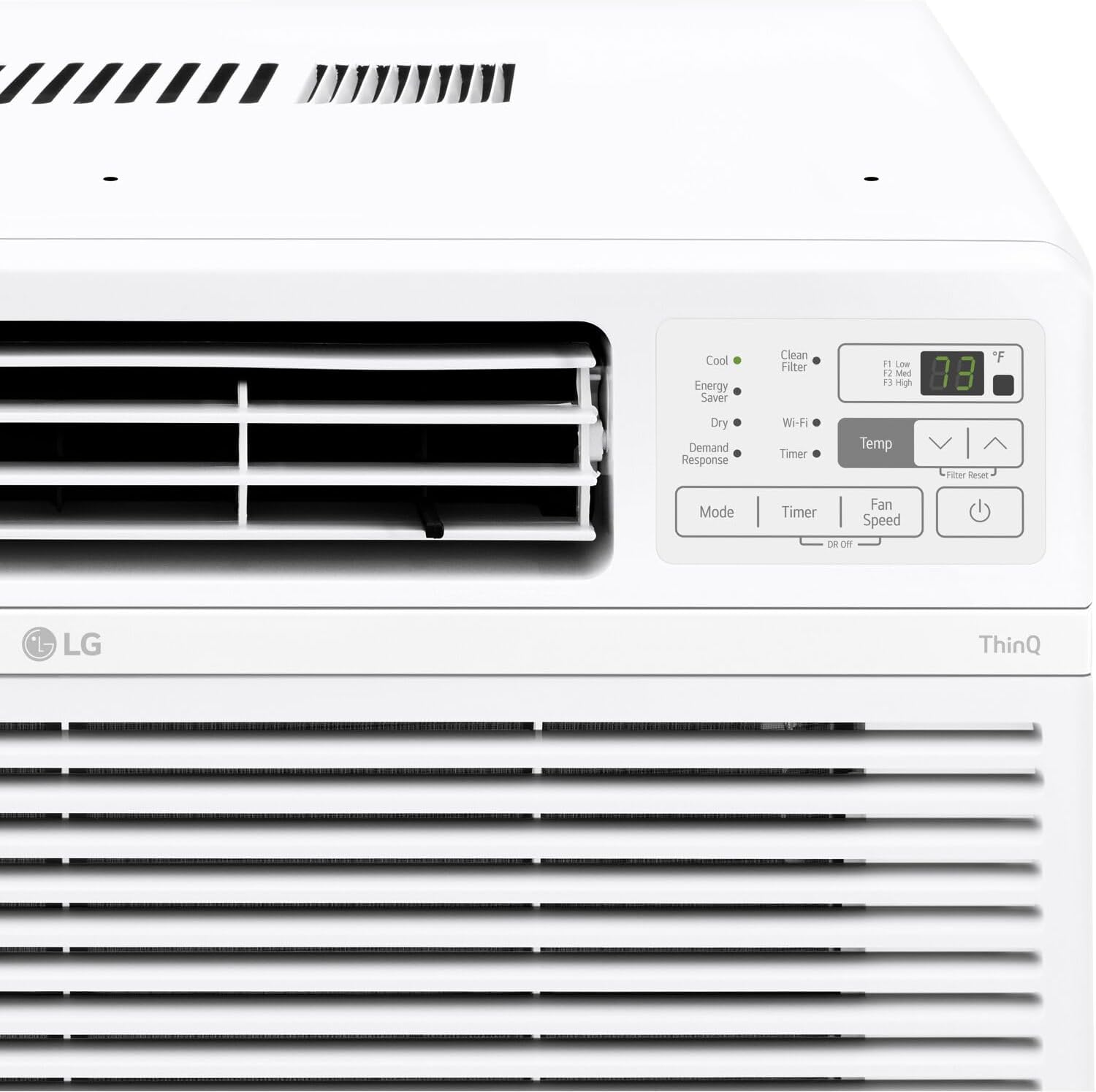 LG 14000 BTU Window Air Conditioners [2023 New] Remote Control WiFi Enabled App Ultra-Quiet Washable Filter Cools 800Sq.Ft for Large Room AC Unit air conditioner Easy Install White LW1521ERSM1
