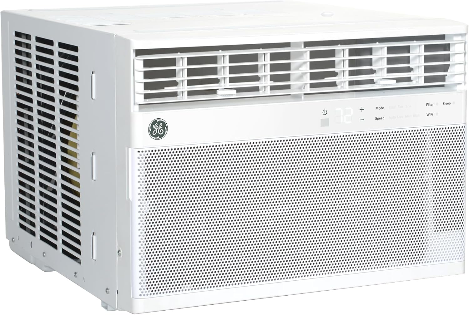 GE Window Air Conditioner 14,000 BTU for Rooms up to 700 sq ft., Wi-Fi Enabled, Energy-Efficient Cooling for Large Rooms, Easy Install Kit, Control Using Remote or Smartphone App, White