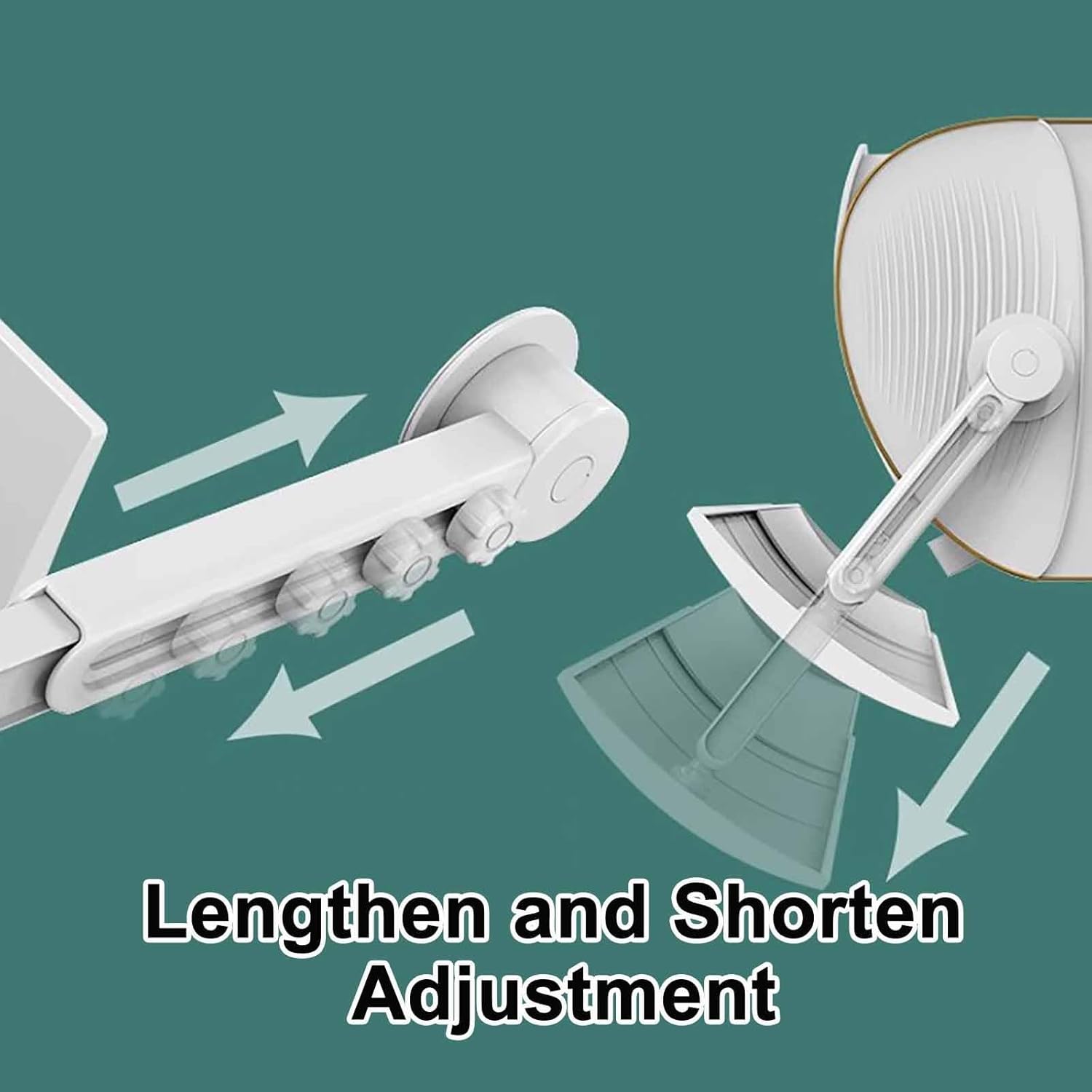 Adjustable Retractable Air Conditioner Deflector, Universal ac Wind Deflector, Foldable ac Vent Deflector Wall-Mounted, for Home & Office