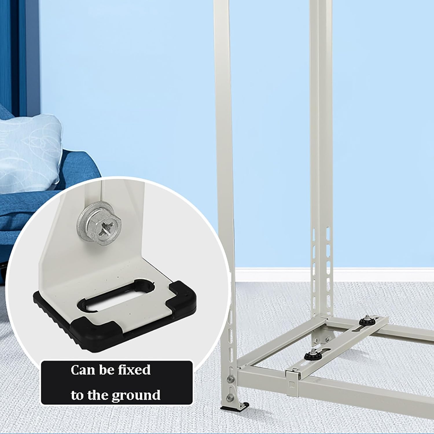 Outdoor Air Conditioner Mount Condenser Heavy Duty Bracket, Ductless Split Bracket, Double Level Design, Can Support Two Units, Adjustable Width and Height, Max 500LB (Size : 800 * 1200 * 450mm)