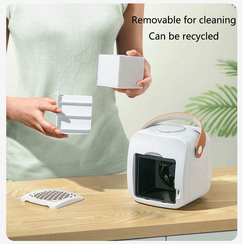 Portable Air Conditioner Fan Mini Evaporative Air Cooler with 350ml Large Water Tank Negative Ion Cooling Fan 3 Wind Speeds and LED Digital Display for Office Home Dorm Travel