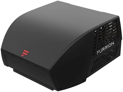 Furrion Chill Cube 18k BTU Variable Speed RV Rooftop Air Conditioner, Black, Non-Ducted, R32 Refrigerant, Quiet High-Efficiency AC with Turbo Cool Mode, Lightweight, AC Unit Only - FACR18VSSA-BL-AM