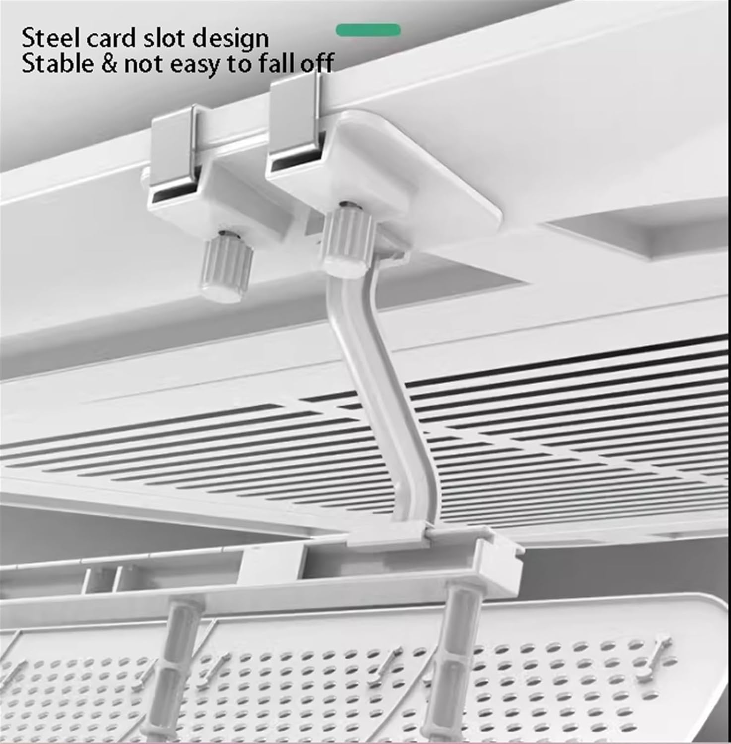 Air conditioning deflector 4 PCS Central Air Conditioner Deflector,Ceiling AC Anti-direct Baffle, Angle Adjusted Freely Air Deflector Micro Hole Wind Guide for Office&Family