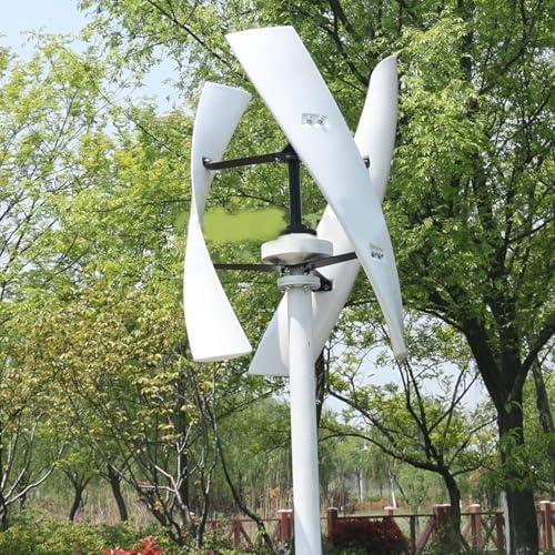 High-Efficiency Vertical Wind Turbine Kits for Home Use - 6000W, 8000W, 10000W with Blades & Controller, Quiet Magnetic Generator for Battery Charging