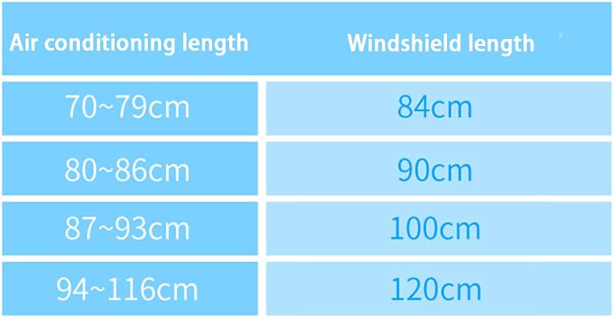 Air Conditioner Wind Deflector, Wind Deflector Adjustable Wind Direction Anti-Direct Blowing Wind Deflector General Deflector for Home Office and Office Air Conditioner,120CM