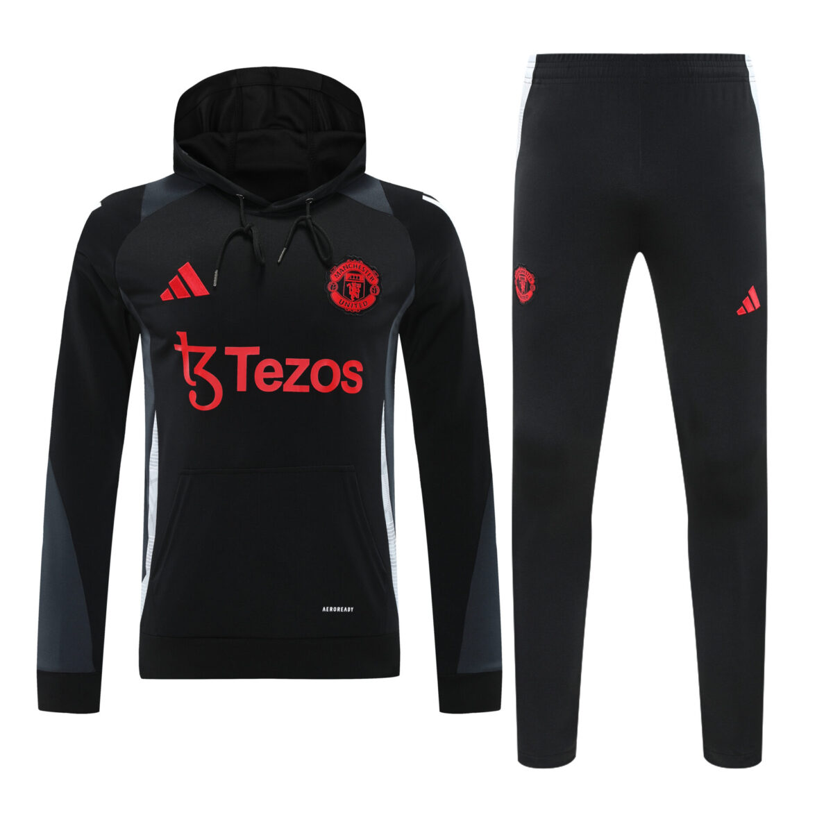 Conjunto manga larga Manchester United negro - NewNow