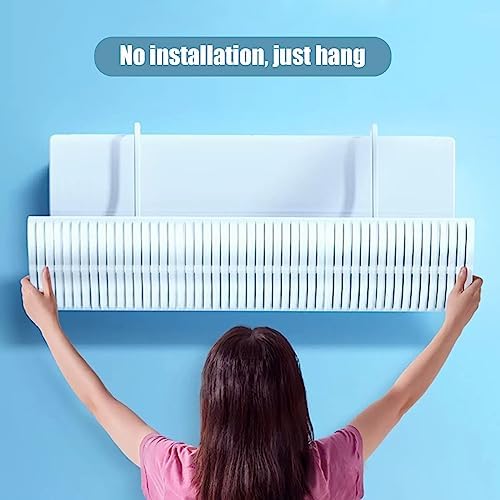 Retractable Air Vent Deflector,Adjustable Anti Direct Blowing Air Conditioner Vent Deflector