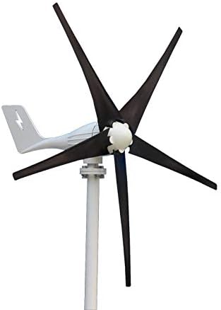 8000W 12V 24V Wind Turbine Generator with 5 Blades Horizontal Windmill Energy Wind Turbine Generator Charge for Home Camping