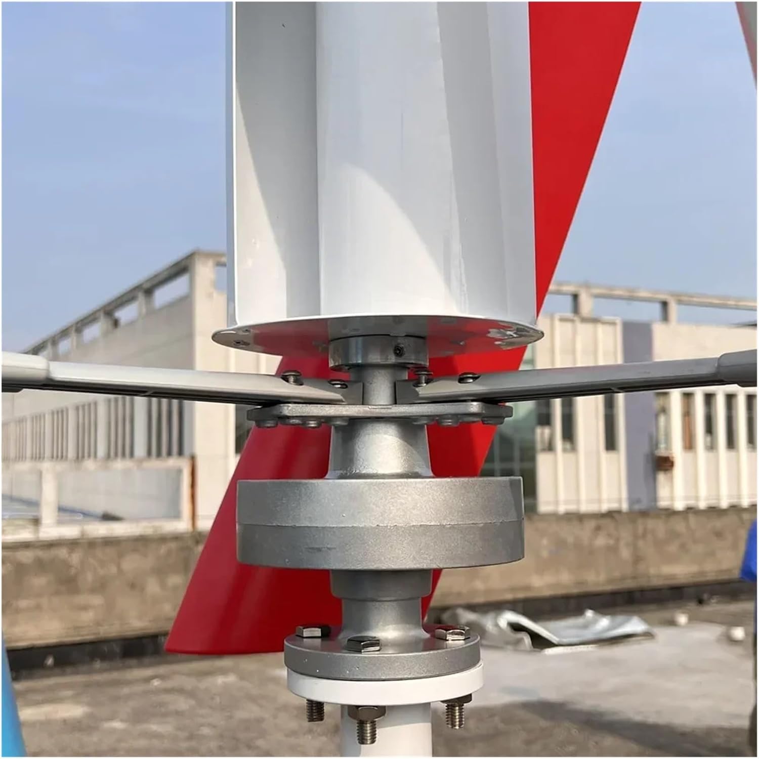 5000W 8000W 12V 24V 48V Vertical Wind Turbine Generator for Home Wind Power Windmill Permanent Maglev with MPPT Industrial Energy(White,12V_5KW)