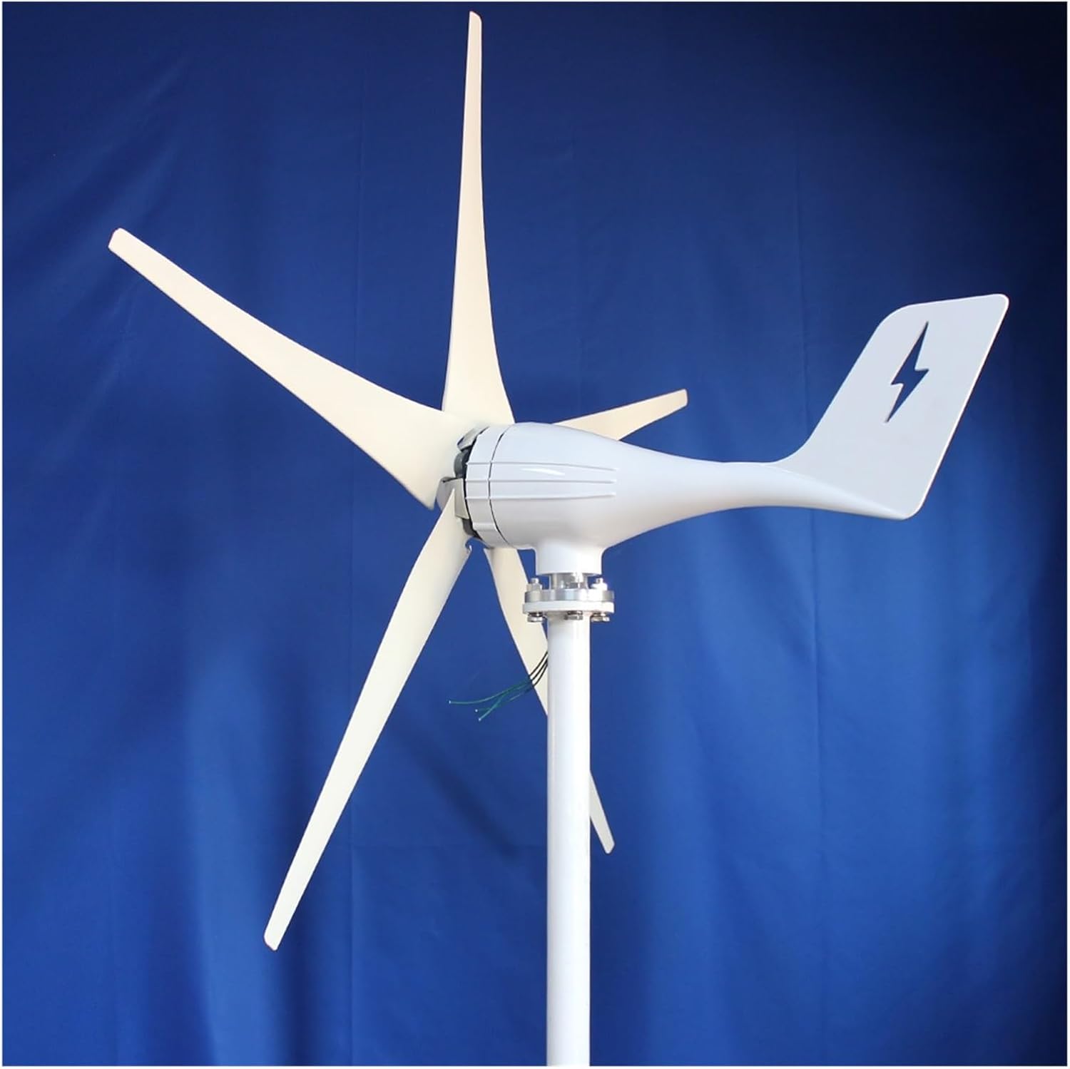 1000W 5 Blades 12V 24V 48V Windmill Wind Power Wind Turbine Generator MPPT Controller for Home Use Industrial Energy(with Hybrid Control,24V)