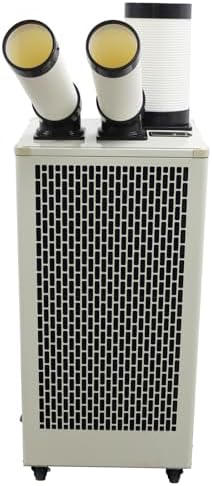 Portable Air Conditioner 15,400 BTU Industrial Spot Cooler Air Conditioner 780m³/h Mobile Outdoor Indoor Cooling Aircon with Double Columns 220V 2100W