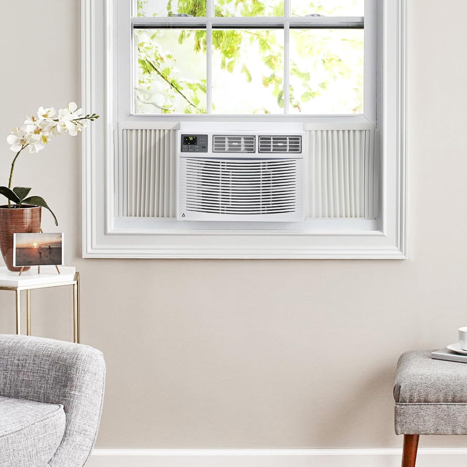 10000btu Window Air Conditioner, Ac Window Unit with Remote Control, Reusable Filter, Air Conditioner Window Rooms Up to 450 Sq.Ft
