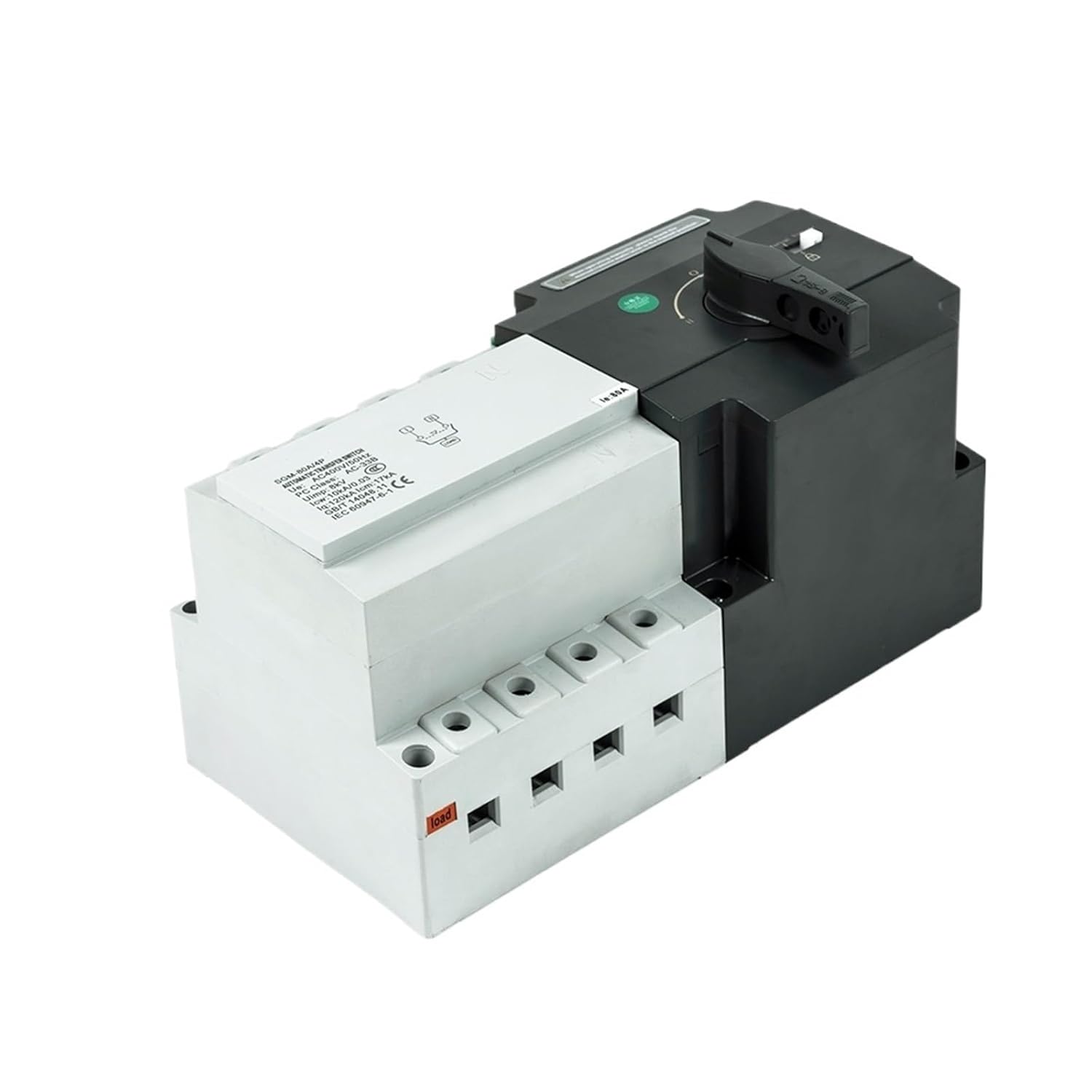 SGM-80A 63A 80A 125A 250A 4P SGM Genset Type ATS Dual Power Automatic Transfer Switch Compatible Generator Controller(SGMA-400A 4P)