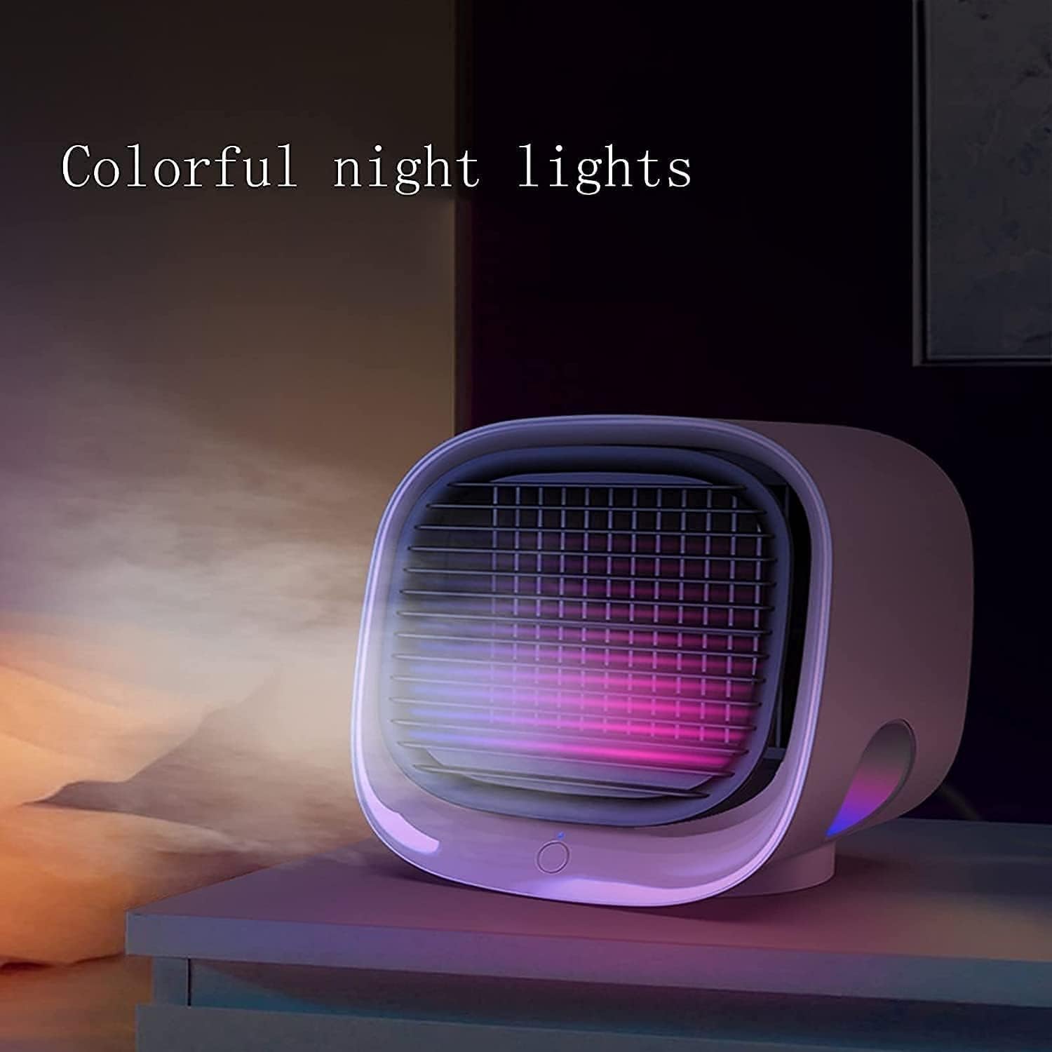 Portable Air Conditioner, Personal Air Cooler, Desktop Mini Cooling Fan for Room Home Office