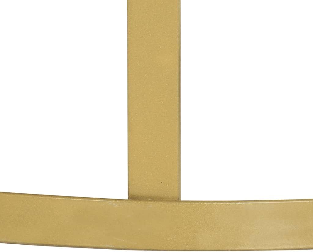 2 Piece Coffee Table Set Marble Brass and White, End Tables, Living Table, Center Tables for Living Room, Living Room Furniture for Office, Lounge, Cafe, Study, Bedroom