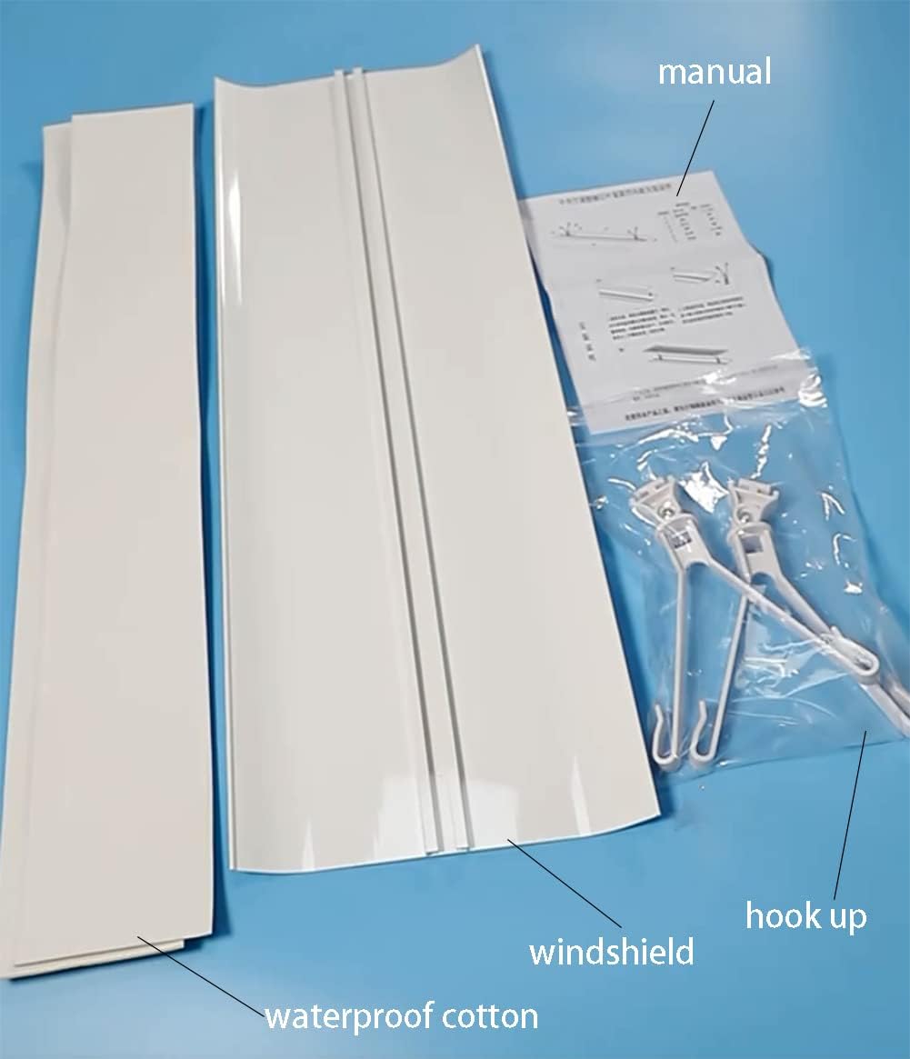 Ceiling air Conditioner air Outlet Deflector, Central air Conditioner Anti-Straight Blowing Wind Deflector Universal Adjustable for Home Office,20X100CM