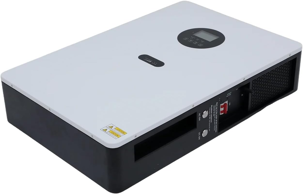 ZLPOWER All-in-One 3.5KVA Solar Inverter with 2.56kWh LiFePO4 Battery, AC Input/Output 120V/240V Split Phase Pure Sine Wave Inverter, 100A MPPT & WiFi,ESS,UL Certified for Home Backup(2.56KWH-3.5KVA)